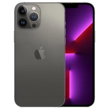 SMARTphone Apple, "iPhone 13 PRO MAX" ecran 6.7 inch, dual sim, rez. camera 12 Mpix, memorie interna 128 GB, 5G, iOS, acumulator 4352 mAh, negru, "MLL63__A" — miniatură