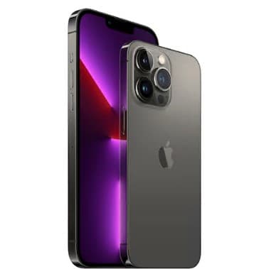 SMARTphone Apple, "iPhone 13 PRO MAX" ecran 6.7 inch, dual sim, rez. camera 12 Mpix, memorie interna 128 GB, 5G, iOS, acumulator 4352 mAh, negru, "MLL63__A"