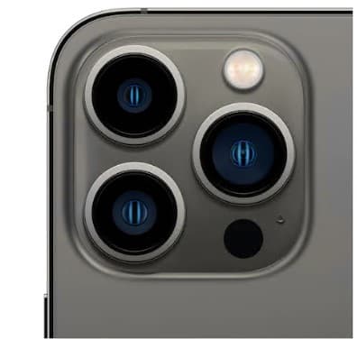 SMARTphone Apple, "iPhone 13 PRO MAX" ecran 6.7 inch, dual sim, rez. camera 12 Mpix, memorie interna 128 GB, 5G, iOS, acumulator 4352 mAh, negru, "MLL63__A" — miniatură