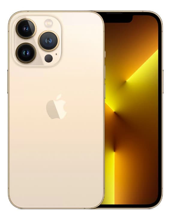 SMARTphone Apple, "iPhone 13 PRO" ecran 6.1 inch, rez. camera 12 Mpix, memorie interna 256 GB, 5G, iOS, acumulator 3095 mAh, auriu, "MLVK3__A"