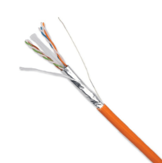 1 m Cablu NEXANS cupru F1/UTP Cat 6a AWG23 LSZH Portocaliu LANmark Rola 500 metri Full cupru, vanzare la rola 500m "N100.624G-OD"