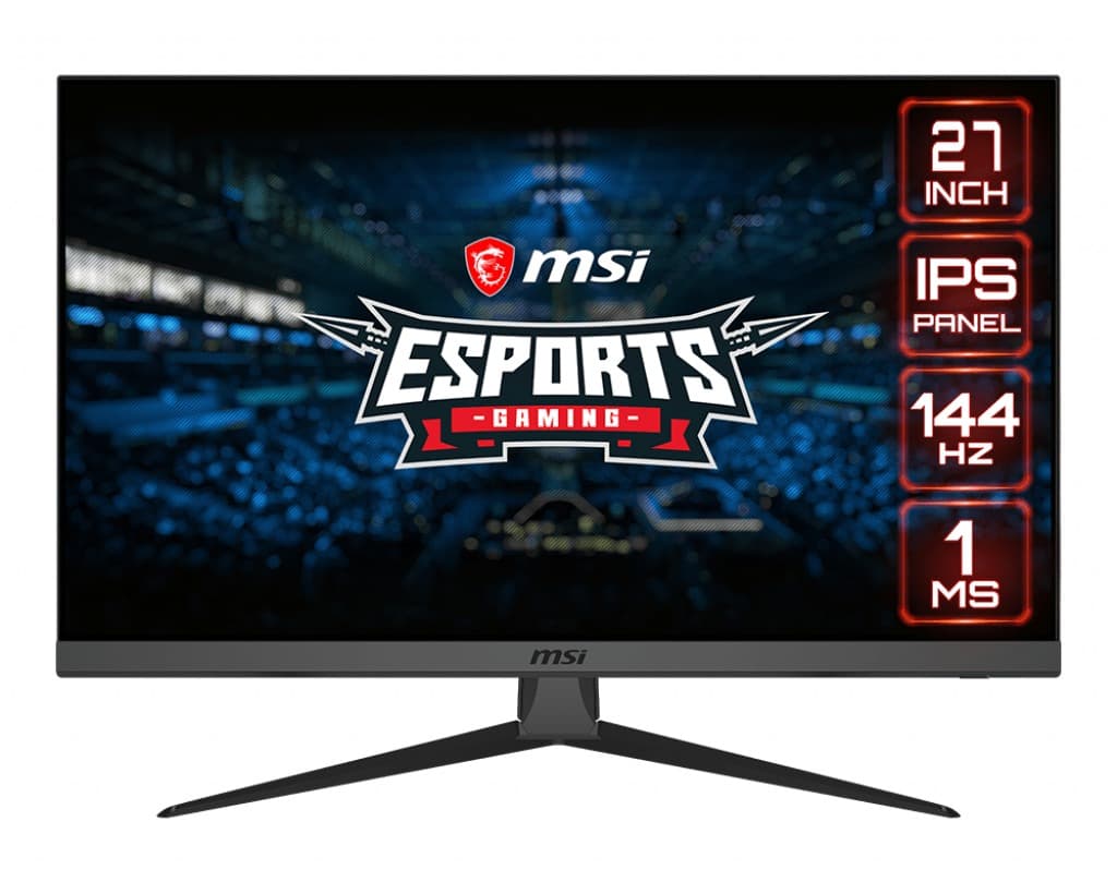 MSI Optix G272 27inch IPS FHD 144Hz 1000:1 250cd/m2 1ms 2xHDMI DP, "OPTIX G272"
