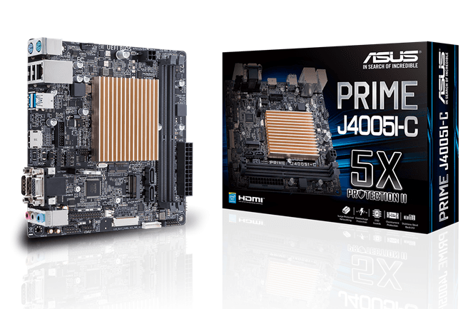 PLACA de BAZA Asus "PRIME J4005I-C", skt CPU integrat, mini ITX, Intel, 2 x DDR4, max. 8 GB, 2 x SATA, 1 x M.2, 7.1, "PRIME J4005I-C"