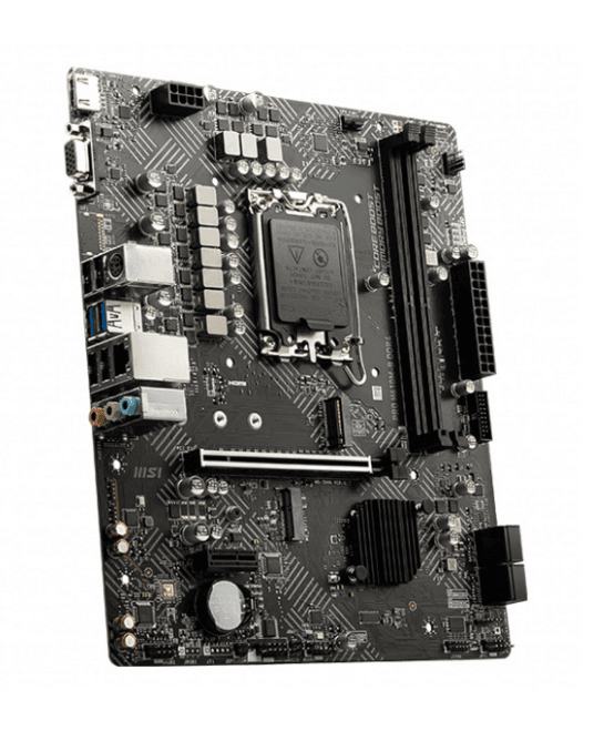 PLACA de BAZA MSI "PRO H610M-B DDR4", skt LGA 1700, mATX, Intel H610, 2 x DDR4, max. 64 GB, 4 x SATA, 1 x M.2, 7.1, "PRO H610M-B DDR4" — miniatură