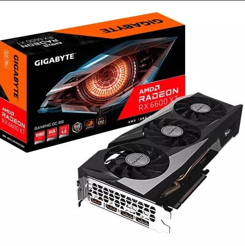 PLACA VIDEO GIGABYTE "Radeon RX 6600 XT GAMING OC", 8 GB GDDR6 128 biti, PCI Express 4.0 x 16, HDMI x 2 DisplayPort x 2, sistem racire aer, "R66XTGAMING OC-8G"