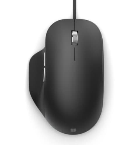 MS Ergonomic Mouse USB Port IT/PL/PT/ES Hdwr Black "RJG-00003"