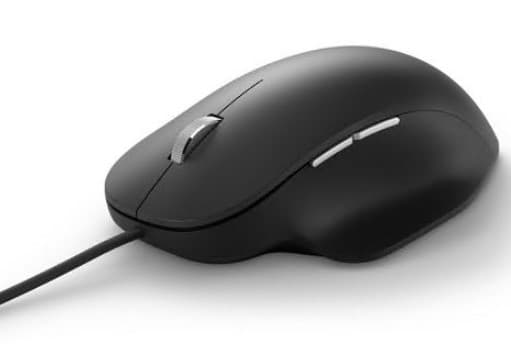MS Ergonomic Mouse USB Port IT/PL/PT/ES Hdwr Black "RJG-00003" — miniatură