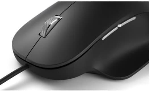 MS Ergonomic Mouse USB Port IT/PL/PT/ES Hdwr Black "RJG-00003" — miniatură