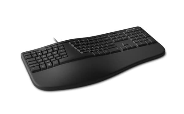 MS Ergonomic Desktop Win32 USB Port Eng Intl Romania Hdwr Black "RJU-00021" — miniatură