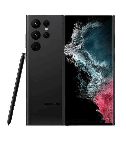 SMARTphone Samsung, "Galaxy S22 ULTRA 5G" ecran 6.8 inch, dual sim, rez. camera 10 Mpix, memorie interna 256 GB, 5G, Android, acumulator 3700 mAh, negru, "SM-S908BZKG"