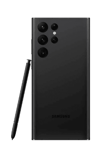SMARTphone Samsung, "Galaxy S22 ULTRA 5G" ecran 6.8 inch, dual sim, rez. camera 10 Mpix, memorie interna 256 GB, 5G, Android, acumulator 3700 mAh, negru, "SM-S908BZKG" — miniatură