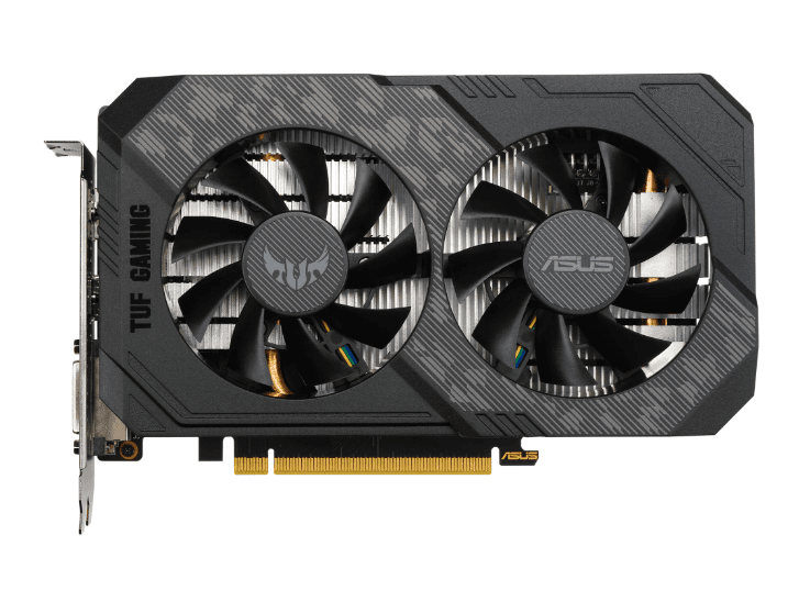 PLACA VIDEO ASUS "TUF Gaming GeForce GTX 1660 Ti EVO OC", 6 GB GDDR6 192 biti, PCI Express 3.0 x 16, HDMI x 2 DisplayPort DVI-D, sistem racire aer, "TUF-GTX1660TI-O6G-EVO-GAMING" — miniatură