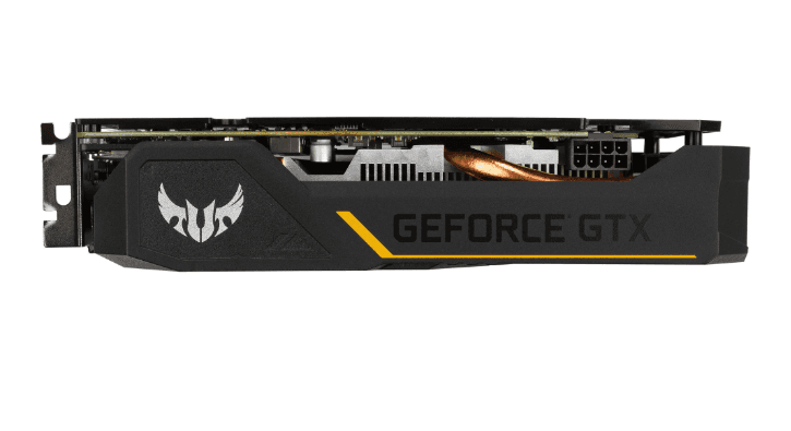 PLACA VIDEO ASUS "TUF Gaming GeForce GTX 1660 Ti EVO OC", 6 GB GDDR6 192 biti, PCI Express 3.0 x 16, HDMI x 2 DisplayPort DVI-D, sistem racire aer, "TUF-GTX1660TI-O6G-EVO-GAMING" — miniatură
