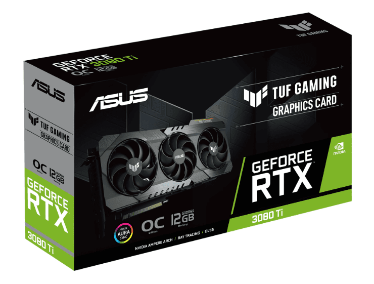 PLACA VIDEO ASUS "GeForce RTX 3080", 12 GB GDDR6X 384 biti, PCI Express 4.0 x 16, HDMI x 2 DisplayPort x 3, sistem racire aer, "TUF-RTX3080-12G-GAMING" — miniatură
