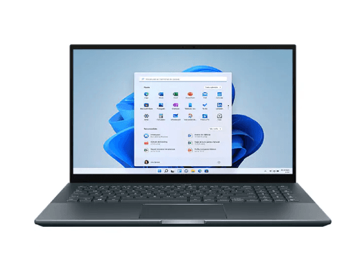NOTEBOOK Asus, "Zenbook Pro 15" 15.6 inch, AMD Ryzen 7 5800U, 16 GB DDR4, SSD 1 TB, nVidia GeForce RTX 3050 Ti, Windows 11 Pro, "UM5500QE-KY204X" (