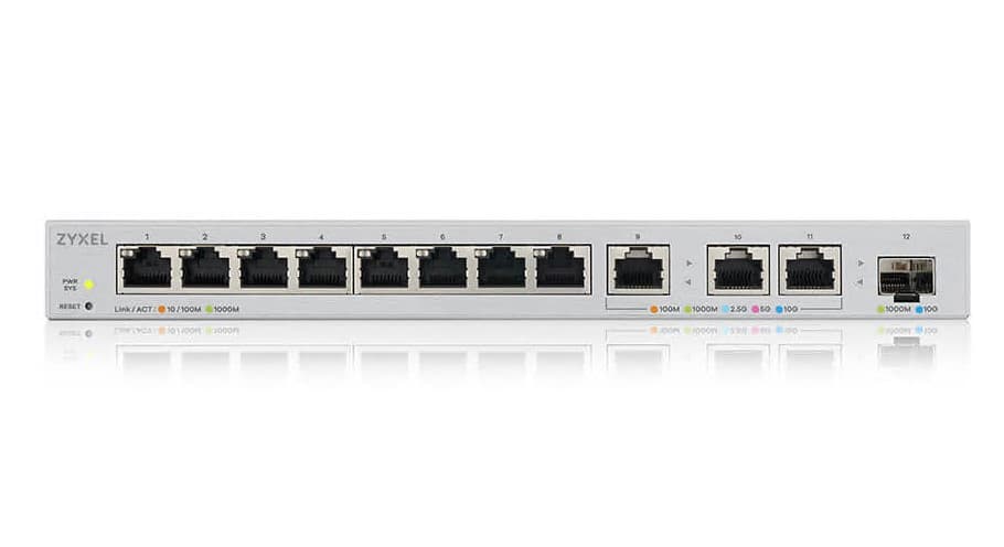Switch, Web Managed, Porturi 8 Gigabit, 3 2.5 Gbps, 1 SFP+&nbsp; ZYXEL, "XGS1250-12-ZZ0101F" — miniatură