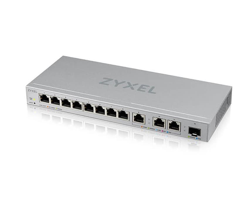 Switch, Web Managed, Porturi 8 Gigabit, 3 2.5 Gbps, 1 SFP+&nbsp; ZYXEL, "XGS1250-12-ZZ0101F" — miniatură