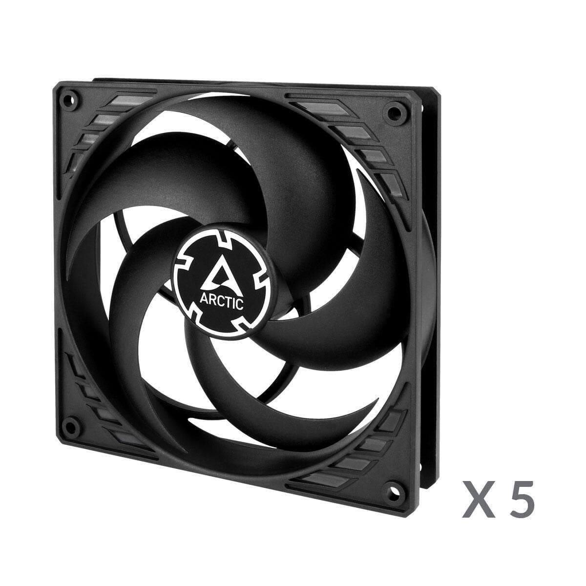 VENTILATOR ARCTIC PC, P14 Value Pack 5buc, 140x140x27mm, high static pressure, Black, "ACFAN00136A" — miniatură