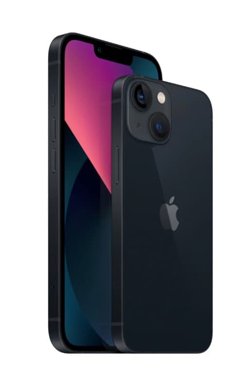 SMARTphone Apple, "iPhone 13 MINI" ecran 5.4 inch, dual sim, rez. camera 12 Mpix, memorie interna 256 GB, 5G, iOS, negru, "mlk53rm/a"