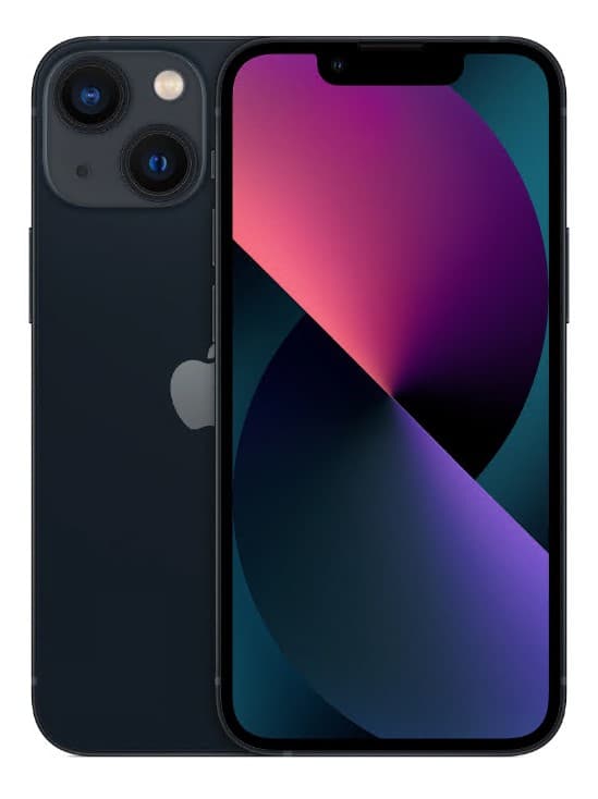 SMARTphone Apple, "iPhone 13 MINI" ecran 5.4 inch, dual sim, rez. camera 12 Mpix, memorie interna 256 GB, 5G, iOS, negru, "mlk53rm/a" — miniatură
