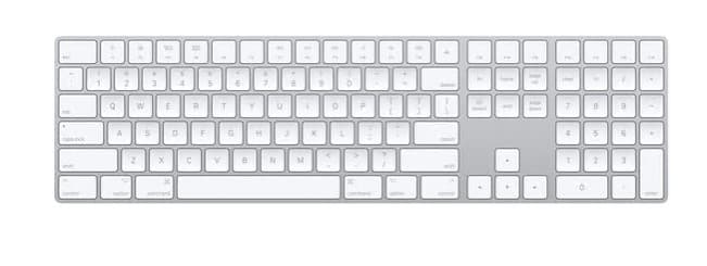 Apple Magic Keyboard with Numeric Keypad - Romanian - Silver, "mq052ro/a"