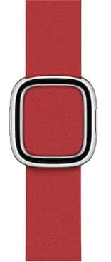 Apple Watch 40mm Band: Scarlet Modern Buckle - Medium (Seasonal Fall 2020), "my672zm/a"