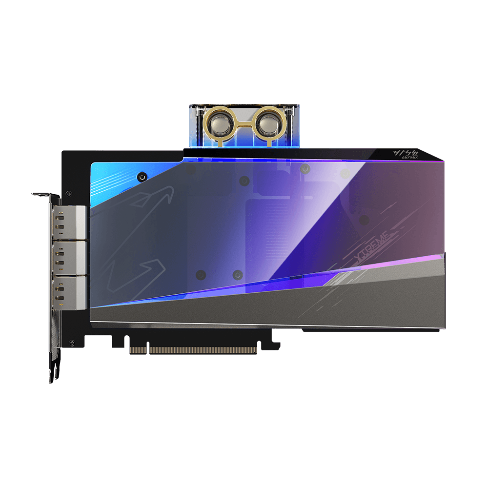 PLACA VIDEO GIGABYTE "GeForce RTX 3080 XTRM", 12 GB GDDR6X 384 biti, PCI Express 4.0 x 16, HDMI x 3 DisplayPort x 3, sistem racire aer, "N3080AORUSX WB-12G" — miniatură