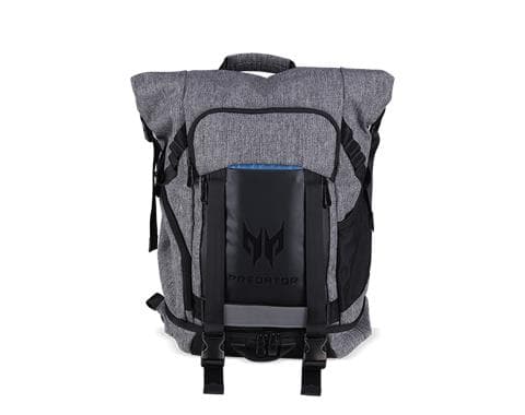 RUCSAC ACER, pt. notebook de max 15.6 inch, 1 compartiment, buzunar frontal x 4 | buzunar dorsal | buzunar lateral x 2, 1.32 kg, poliester, gri, "NP.BAG1A.290"