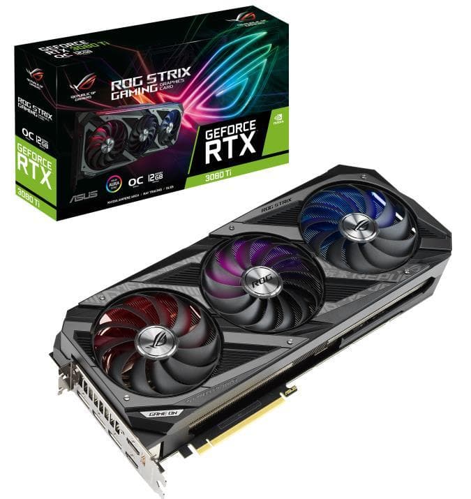 PLACA VIDEO ASUS "ROG Strix GeForce RTX 3080 Ti OC", 12 GB GDDR6X 384 biti, PCI Express 4.0 x 16, HDMI x 2 DisplayPort x 3, sistem racire aer, "STRIX-RTX3080TI-O12G-GAMI"