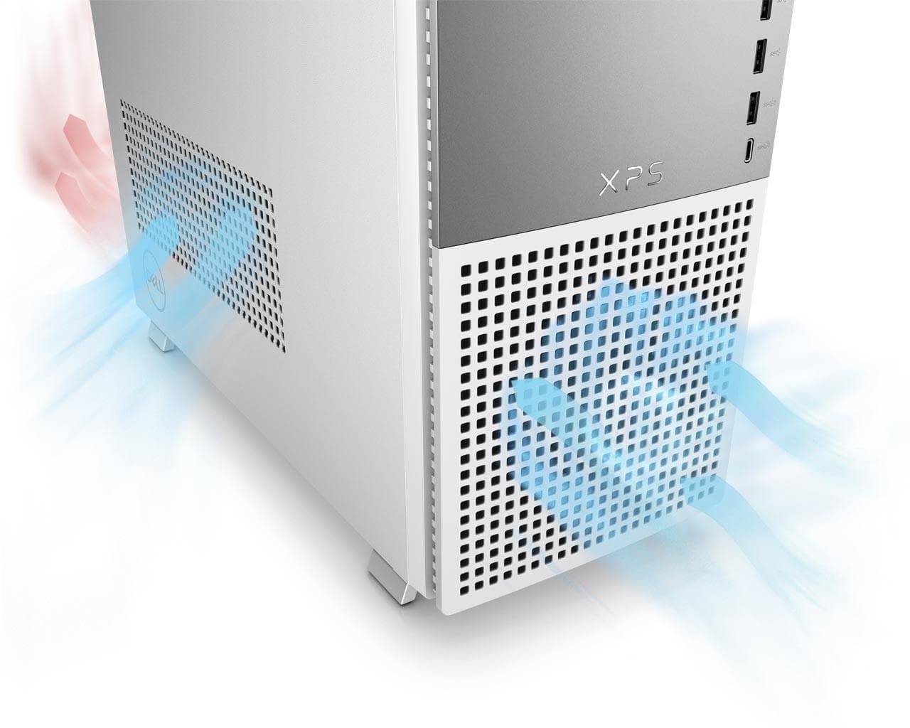 DESKTOP DELL, "XPS 8950" Middle Tower, CPU i9-12900KF, nVidia GeForce RTX 3070, memorie 32 GB, SSD 1 TB, unitate optica, tastatura si mouse, Windows 11 Pro, "XPS8950I93213070WP" — miniatură