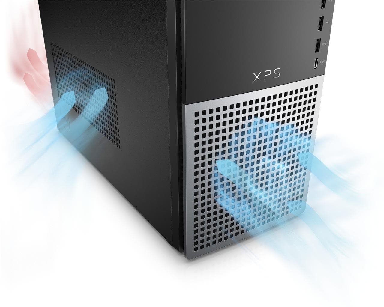 DESKTOP DELL, "XPS 8950" Middle Tower, CPU i9-12900KF, nVidia GeForce RTX 3070, memorie 32 GB, SSD 1 TB, unitate optica, tastatura si mouse, Windows 11 Pro, "XPS8950I9321RTXWP" — miniatură