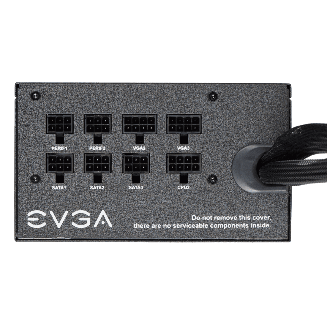 SURSA EVGA, 750 W, "750 BQ" semi-modulara, ATX 12V, fan 140 mm x 1, 80 Plus Bronze, MB 20+4 pin x 1, CPU 4+4 pin x 2, PCI-E 6+2 pin x 3, SATAx9, Floppy 4-pinx1, "110-BQ-0750-V2" — miniatură