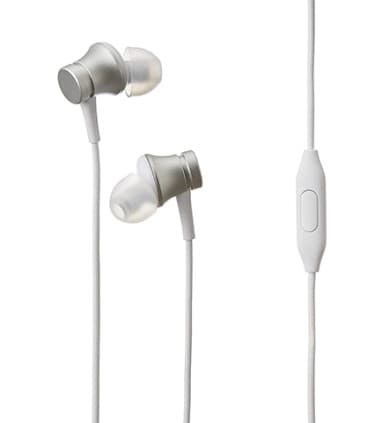 CASTI Xiaomi Mi Basic, pt. smartphone, cu fir, intraauriculare - butoni, microfon pe fir, conectare prin Jack 3.5 mm, gri, "14274" — miniatură