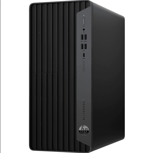 DESKTOP HP, "EliteDesk 805 G6" Tower, CPU i7-10700, NVIDIA GeForce RTX 2060, memorie 32 GB, SSD 512 GB, tastatura si mouse, Windows 10 Pro, "1D2T8EA#ABB" — miniatură