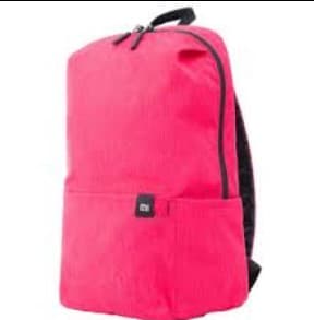 RUCSAC XIAOMI, pt. notebook de max 14 inch, 1 compartiment, buzunar frontal, 10 litri, poliester, roz, "20379" — miniatură