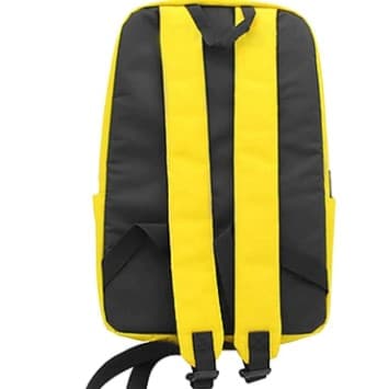 RUCSAC XIAOMI, pt. notebook de max 14 inch, 1 compartiment, buzunar frontal, 10 litri, poliester, galben, "20381" — miniatură
