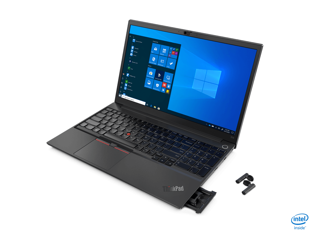 NOTEBOOK Lenovo, "ThinkPad E15 Gen 2" 15.6 inch, i5-1135G7, 16 GB DDR4, SSD 512 GB, nVidia GeForce MX450, Free DOS, "20TD003PRI" ( — miniatură