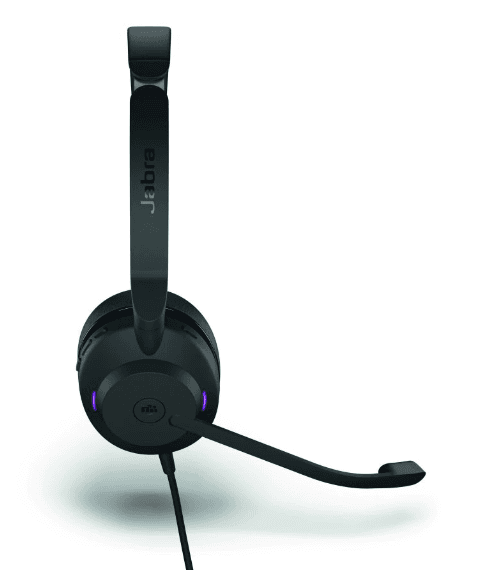 Jabra Evolve2 30, MS Stereo Headset Head-band USB Type-A Black, "23089-999-979" — miniatură