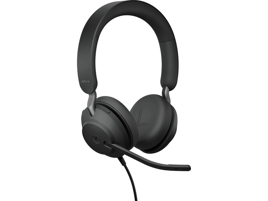 Jabra Evolve2 40, MS Stereo Headset Head-band USB Type-A Black, "24089-999-999"