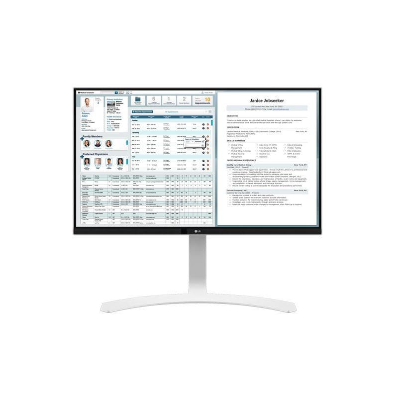 MONITOR 27" LG 27HJ712C-W, "27HJ712C-W.AEE"