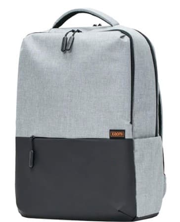RUCSAC XIAOMI, pt. notebook de max 15.6 inch, 1 compartiment, buzunar frontal x 2 | buzunar lateral x 2 | buzunar dorsal, 21 litri, poliester, gri, "31383" — miniatură
