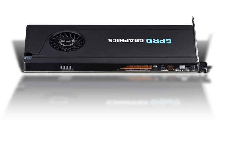 PLACA VIDEO SAPPHIRE "GPRO 8200 8G", 8 GB GDDR5 256 biti, PCI Express 3.0 x 16, DisplayPort x 4, sistem racire aer, "32316-01-10G" — miniatură