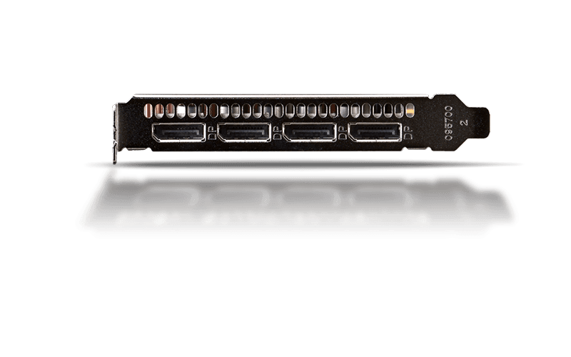 PLACA VIDEO SAPPHIRE "GPRO 8200 8G", 8 GB GDDR5 256 biti, PCI Express 3.0 x 16, DisplayPort x 4, sistem racire aer, "32316-01-10G" — miniatură