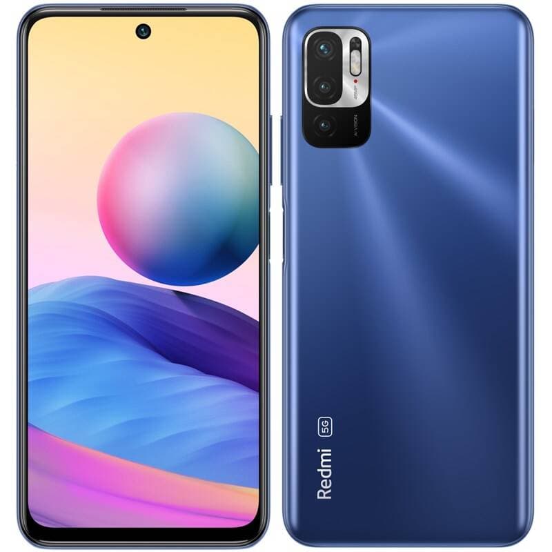 SMARTphone Xiaomi, "Redmi Note 10 5G" ecran 6.43 inch, dual sim, rez. camera 48 Mpix, memorie interna 64 GB, 5G, Android, acumulator 5000 mAh, albastru, "33259"