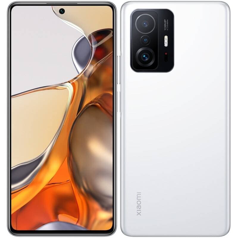 SMARTphone Xiaomi, "11T PRO" ecran 6.67 inch, dual sim, rez. camera 108 Mpix, memorie interna 128 GB, 5G, Android, acumulator 5000 mAh, alb, "34908"
