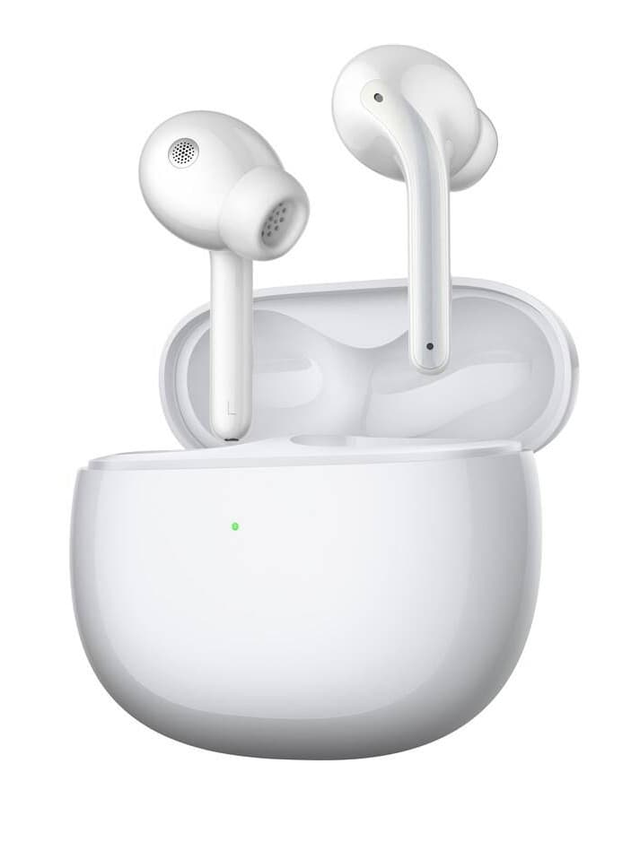 CASTI Xiaomi Buds 3, pt. smartphone, wireless, intraauriculare - butoni, microfon pe casca, conectare prin Bluetooth 5.0, Gloss White, "36265"