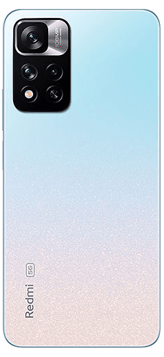 SMARTphone Xiaomi, "REDMI NOTE 11 PRO+" ecran 6.67 inch, dual sim, rez. camera 108 Mpix, memorie interna 128 GB, 5G, Android, acumulator 4500 mAh, albastru, "36870" — miniatură