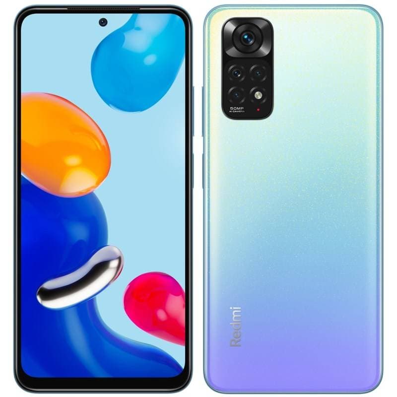 SMARTphone Xiaomi, "REDMI NOTE 11" ecran 6.43 inch, dual sim, rez. camera 108 Mpix, memorie interna 128 GB, 4G, Android, acumulator 5000 mAh, albastru, "37801"