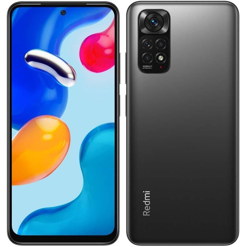 SMARTphone Xiaomi, "REDMI NOTE 11S" ecran 6.43 inch, dual sim, rez. camera 108 Mpix, memorie interna 128 GB, 4G, Android, acumulator 5000 mAh, gri, "37944"