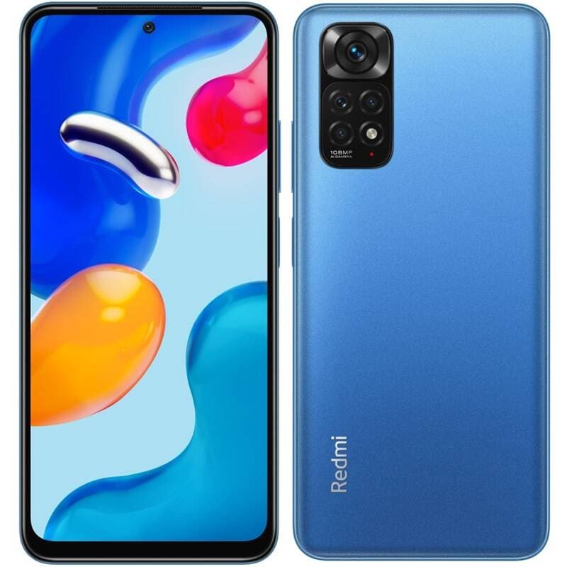 SMARTphone Xiaomi, "REDMI NOTE 11S" ecran 6.43 inch, dual sim, rez. camera 108 Mpix, memorie interna 128 GB, 4G, Android, acumulator 5000 mAh, albastru, "37947"